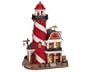 Lemax Plymouth Corners Village Swordfish Point Lighthouse #65387