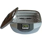 iSonic P4820-SPB25 Commercial Ultrasonic Cleaner 25-minute Timer, 2.6Qt/2.5L, White or Silver Color, Plastic Basket, 110V