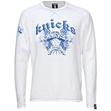New York Knicks White Jam Long Sleeve Thermal T-shirt