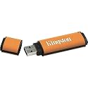 Kingston DataTraveler 150 - 32 GB USB 2.0 Flash Drive DT150/32GB (Orange/Black)