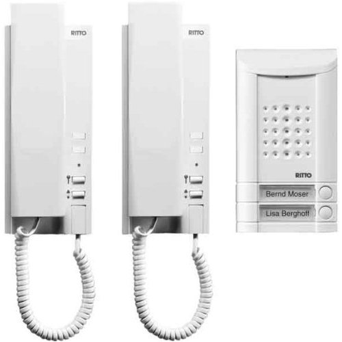 RITTO 16732/70 Minivox Wohntelefon-Set 2WE weiss