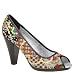 Naughty Monkey Women's Bulshirt Peep Toe Pump