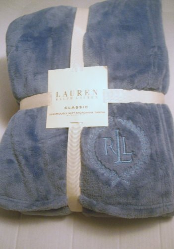 *$!Buy Lauren Ralph Lauren Classic Micro Mink King Blanket – ” Steel ...