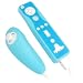 Solid and Two-Tone Silicone Skin Cases for Nintendo Wii Remote Control  Nunchuk - 7 Color Options