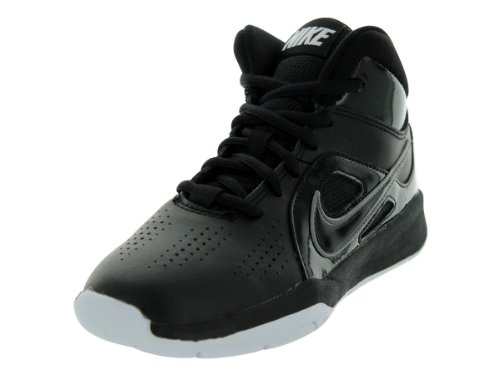 Nike Team Hustle D 6 Black/White Boys Basketball Shoes