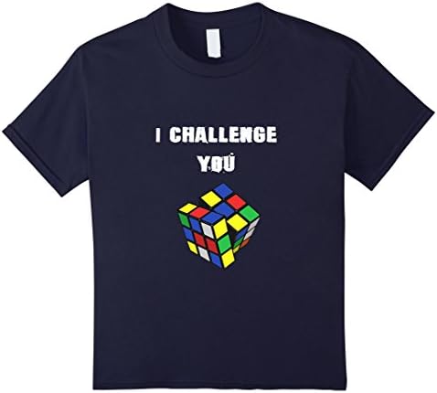 Kids Rubiks Cube T Shirt | Cuber Tee | Rubiks Cube Gifts 10 Navy
