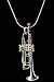 Trumpet Necklace - Silver