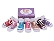 7 Pair of Baby Girl Sneaker Socks 0-12 mos by Baby Emporio