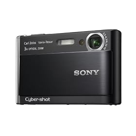 Sony DSC-T70 Digital Camera - Black (8.1MP, 3x Optical Zoom) 3.0"LCD