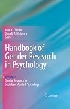 Handbook of gender research in psychology