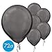 Black Pearl 12in Latex Balloons 72ct