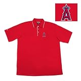 Los Angeles Angels MLB Superior Polo Shirt (Dark Red)