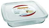 Marinex 1.9-Quart Square Baking Dish with Plastic Storage Lid