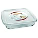 Marinex 1.9-Quart Square Baking Dish with Plastic Storage Lid