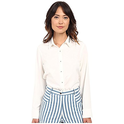 レイチェルアントノフ トップス シャツ Snuffles Top with Embroidery Cream [並行輸入品]