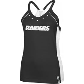 Oakland Raiders -Black- Junior's Asteroid Top