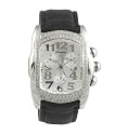 Geneva Elite Men's Lupah Watch with Leather Band Watch Model 9786G