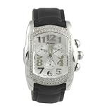 Geneva Elite Men's Lupah Watch with Leather Band Watch Model 9786G