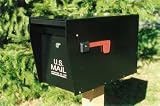 Pinnacle Plus Locking Mailbox - Black