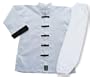 White With Black Frogs Complete Kung Fu Uniform