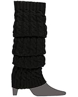 Women Long Leg Warmers Double Sided Knit Crochet Boot Socks Boot Cuff