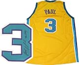 Chris Paul ''06 ROY'' Autographed/Hand Signed Alternate New Orleans Hornets Authentic Jersey