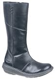 DR. MARTENS - NEW AUTH WEDGE ZIP CALF BOOT - black grizzly - 10492003, Größe:37