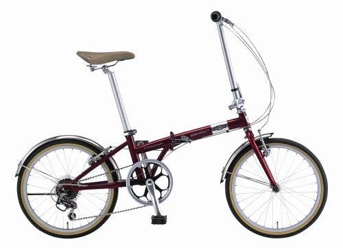 Cover image : CHEVROLET(シボレー) 20インチ6段折畳自転車 CHEVY FDB206N レッド / LED5連ライト / アルミディンブル錠 JC-005W シルバー 3点セット