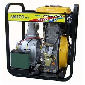 4 Diesel Water Pump w  Electric Start by Amico