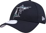 New Era Florida Marlins Youth Pinch Hitter Wool Replica Adjustable Cap (Black)
