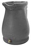 UPC 818755010058 product image for Good Ideas RWURN-LIG Rain Wizard Rain Barrel Urn 65-Gallon, Light Granite | upcitemdb.com