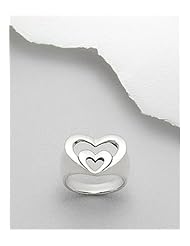 Heart Ring In 92.5 Sterling Silver