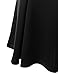 Doublju Women Soft Fabric Fit and Flared Pleated Mini Skirt with Waistband
