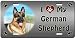 I Love My German Shepherd License Plate