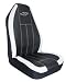Winplus Type S SC12536B-6 Black/White Seat Cover