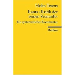 Kants "Kritik der reinen Vernunft". Ein systematischer Kommentar