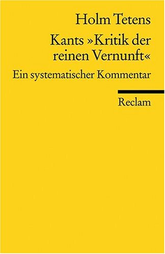 Kants 'Kritik der reinen Vernunft'