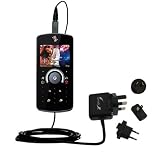 International Wall / AC Charger for the Motorola ROKR E8 - Gomadic Brand w/ TipExchange Technology
