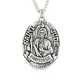 Sterling Silver Saint Jude Medal by Bob Siemon, 20