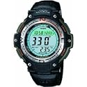 Casio Men's Digital Compass Twin Sensor Green Nylon Band Sport Watch #SGW100B-3V