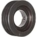 Martin Hi-Cap TB Sheave, 3V Belt Section, 3 Grooves, Class 30 Gray Cast Iron