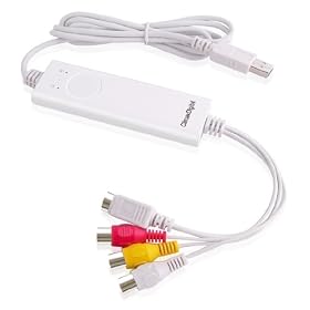 ClimaxDigital VCAP800 USB 2.0 Video Capture for Apple MAC (Lion OSX 10.7.2 or older down to 10.3.9)/Windows XP,Vista and Windows 7 + DVD/VCD Maker from video source: VHS, V8, Hi8