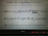 Tchaikovsky violin concerto in D major Mov 2