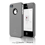 elago S4 Slim Fit Case for AT&T and Verizon iPhone 4 (Soft Feeling) - SF Gr ....
