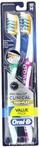 Oral-B Pro-Health Clinical Pro-Flex Medium Toothbrush 2 Count