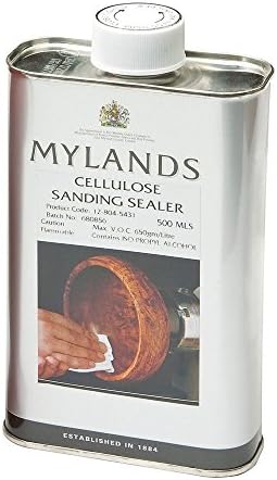 Mylands Cellulose Lacquer Sanding Sealer for Woodturning, Liter (35.2 oz)