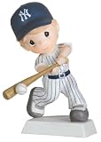Precious Moments "Swing For the Fences" Boy Figurine, New York Yankees