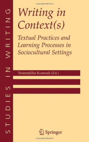 Writing in Context(s): 15 (Studies in Writing)