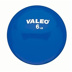 6 lb Weighted Fitness Balls with Soft Vinyl Covering