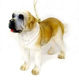 4 Saint Bernard Dog Canine Christmas Ornament